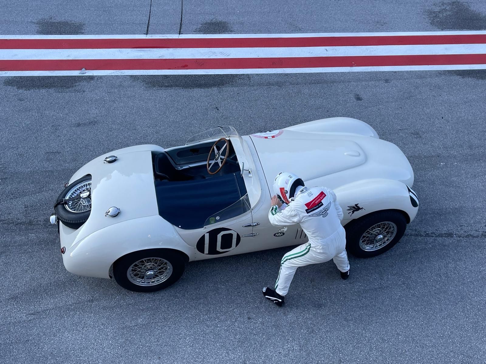 Historic racing car